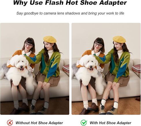 محول حذاء الساخن لصالح Godox IM30 IM20 IM22 MINI Flash ، يرفع ارتفاع الفلاش لتقليل ظل العدسة مع تكبير أو عدسات واسعة الزاوية ، متوافق مع Zeniko ZF04 ZF08 فلاش in Saudi Arabia