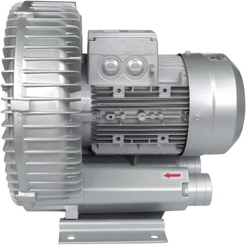 110V Regenerative Blower 0.24HP/0.33HP/0.47HP High-Pressure Vortex for Sewage Aeration & Aquarium Oxygenation - 550W Fish Pond Blower in Kuwait