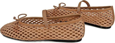 Woven Ballet Flats for Women Cute Raffia Mary Janes Bow Elastic Strap Summer Straw Comfortable Casual Dressy Shoes in Saudi Arabia