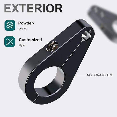 MoKitDora 1.25 بوصة المقود أو الإطار جبل مخلب كابل الخانق المشبك أو مقاطع خط الفرامل لهارلي، كروم in Kuwait