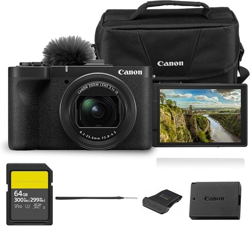 Canon PowerShot V1 Digital Camera | 22.3mp 1.4 ″ CMOS Sensor ، 16‑50mm F2.8‑4-4 in Kuwait