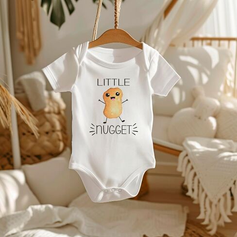 Little Catgget - دجاج ناغيت بيبي بودز - ليل ناجيت - ملابس طفل للجنسين مضحكة in Saudi Arabia