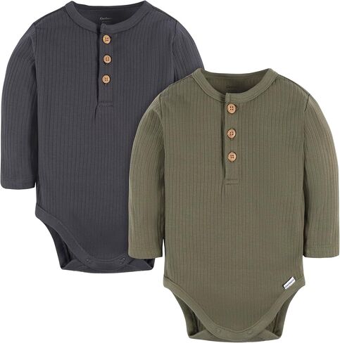 جسم غيربر بيبي بويز 2 عبوات ، فحم الخضراء ، 0-3 أشهر in Saudi Arabia