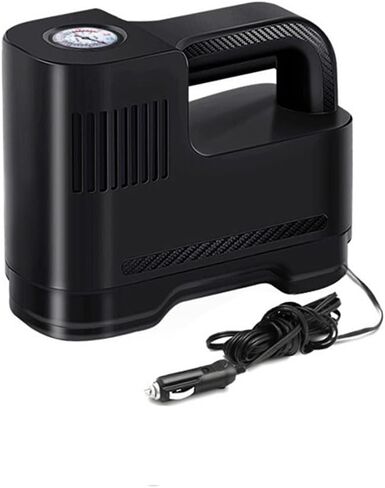 1pc 150PSI Portable Digital Tire Inflator Pump for Car and Motorcycle - Auto-Off w/LED Lights 12V Corded Air Pump in Kuwait