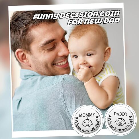 9 Pcs New Dads Gifts for Men 2025 Soon to Be Dads Gifts Daddy to Be Bracelet Hat Mug Decision Coin Baby Gloves Socks and Bodysuit Set Greeting Card for First Time Expecting Daddy in Saudi Arabia