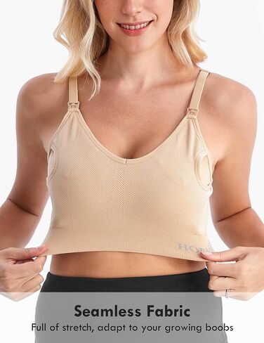 HOFISH Pumping Bra Hands Free Support Nursing Bras for Breastfeeding in Kuwait