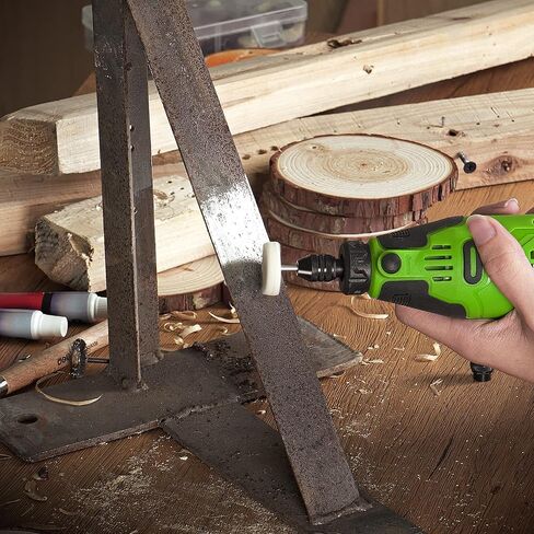 PHALANX 12V Cordless Rotary Tool Kit with Keyless Chuck, 6-Speeds 5000-32000RPM, 119 Accessories with Flex Shaft, Idea for Cutting, Grinding, Wood Carving- Include 2.0AH Battery, Charger (Renewed) in Saudi Arabia
