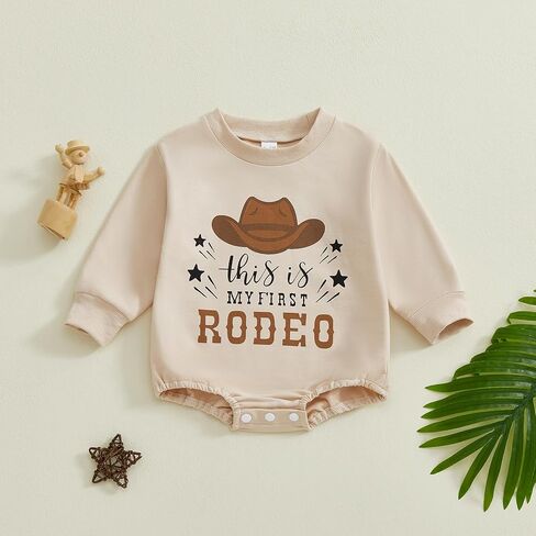 Western Baby Boy Girl Clothes Romper Cow One Piece Oneise Infant Cowboy Cowgirl Bodysuit Tops Newborn Baby Outifts in Kuwait