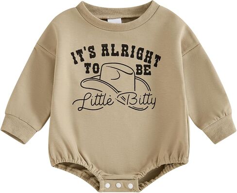 Western Baby Boy Girl Clothes Romper Cow One Piece Oneise Infant Cowboy Cowgirl Bodysuit Tops Newborn Baby Outifts in Kuwait
