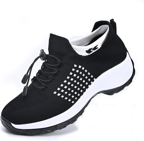 Comfort Wear Orthowear Shoes for Women, Women's Comfortable Casual Ladies Athletic Shoe Non Slip Thick Bottom in Saudi Arabia