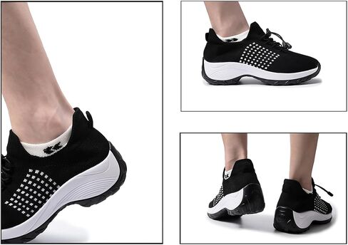 Comfort Wear Orthowear Shoes for Women, Women's Comfortable Casual Ladies Athletic Shoe Non Slip Thick Bottom in Saudi Arabia