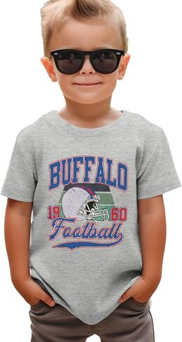 قميص كرة قدم صغير لأولاد الفتاة الأمريكية كرة القدم الأمريكية Tshirt Team Sports Fans Loving Wovits Kids Day Tops Tops in Saudi Arabia
