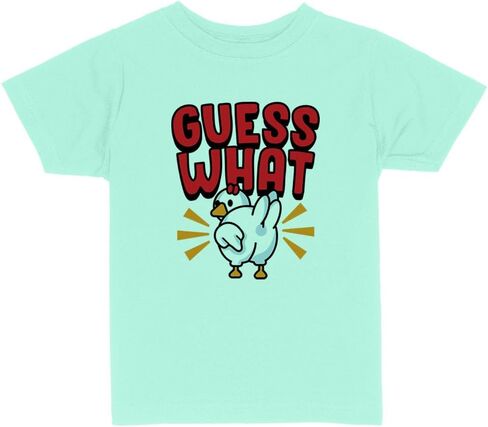 Guess What Chicken Butt Toddler Kids T-Shirt in Saudi Arabia