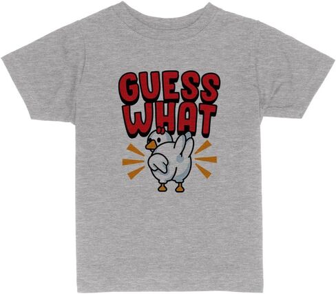 Guess What Chicken Butt Toddler Kids T-Shirt in Saudi Arabia