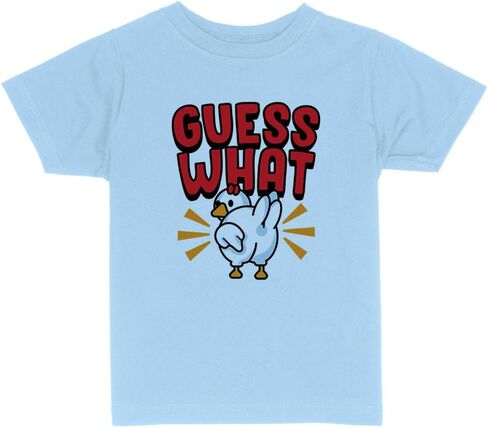 Guess What Chicken Butt Toddler Kids T-Shirt in Saudi Arabia