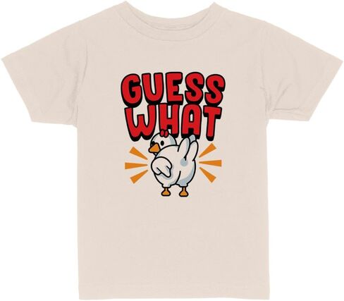 Guess What Chicken Butt Toddler Kids T-Shirt in Saudi Arabia