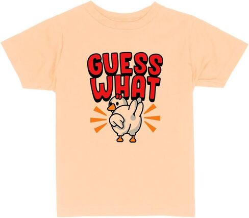 Guess What Chicken Butt Toddler Kids T-Shirt in Saudi Arabia