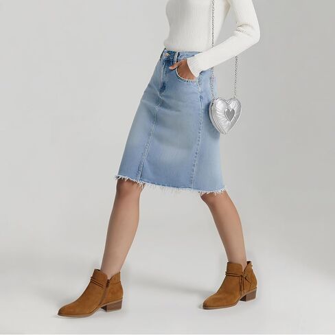 Ankle Boots for Women Low Heel Round Toe Chunky Short Booties with Side Zipper Fall Winter Boots in Kuwait