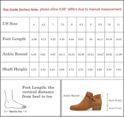 Ankle Boots for Women Low Heel Round Toe Chunky Short Booties with Side Zipper Fall Winter Boots in Kuwait