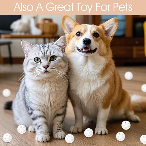 30 Pcs Rattle Balls Inserts Rattle Toys, Rattles Box Repair Doll Noise Maker Insert Toy for Animal Puppet Doll, Rattles and Plush Rings Baby Pet Toy (24 mm) in Kuwait