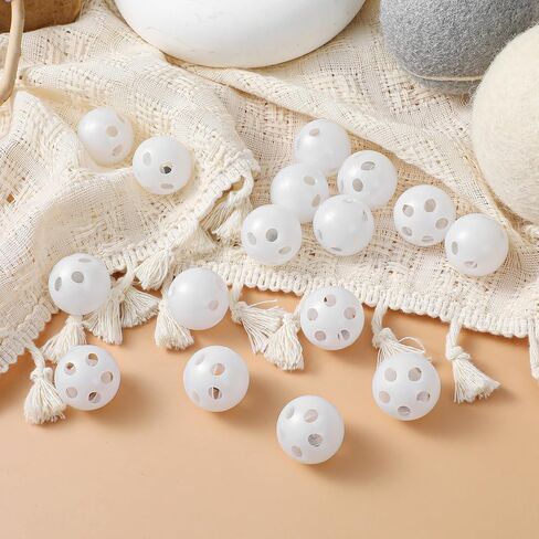 30 Pcs Rattle Balls Inserts Rattle Toys, Rattles Box Repair Doll Noise Maker Insert Toy for Animal Puppet Doll, Rattles and Plush Rings Baby Pet Toy (24 mm) in Kuwait