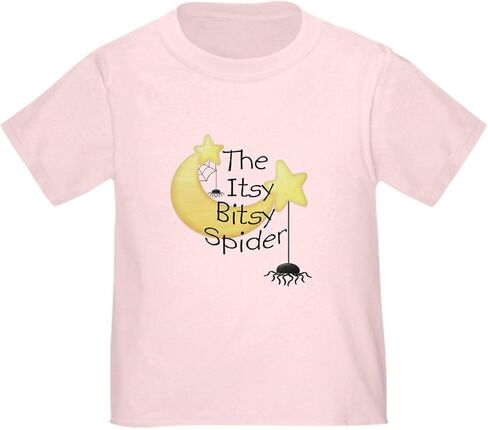 Cafepress the Ity Bitsy Spider Baby/Toddler T Shirt Toddler Graphic Tee ، قطن 100 ٪ in Saudi Arabia