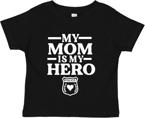 Tees & Tails أمي هي قميص Tee Baby Hero Police Baby ألوان متنوعة (6M 12M 18M 24M) in Kuwait