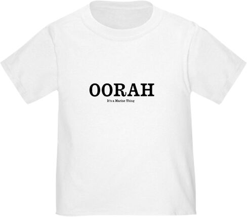 CafePress Oorah (Marine Pride_ Toddler T Shirt Cute Toddler Graphic Tee, 100% Cotton in Saudi Arabia