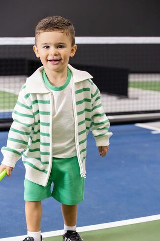 MONICA + ANDY Baby Organic Slub Shorty Romper in Saudi Arabia