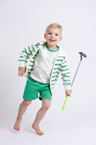 MONICA + ANDY Baby Organic Slub Shorty Romper in Saudi Arabia