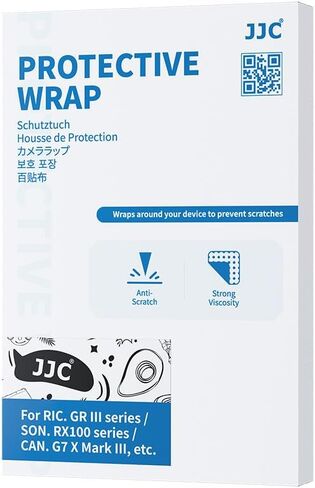 JJC Protective Wrap, Anti-Scratches and Self-Adhesive Camera Wrap for Ricoh GR III GR3 HDF GR IIIx GR3x HDF Sony RX100VII RX100VI RX100V Canon G7X Mark III, Camera Drawing Pattern in Saudi Arabia