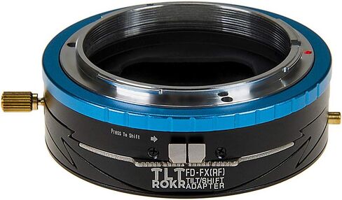 Fotodiox Pro TLT ROKR - Tilt/Shift Lens Mount Adapter Compatible with Canon FD & FL 35mm SLR Lenses to Fujifilm Fuji X-Series Mirrorless Camera Body in Saudi Arabia