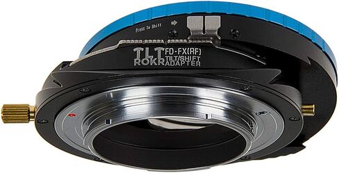 Fotodiox Pro TLT ROKR - Tilt/Shift Lens Mount Adapter Compatible with Canon FD & FL 35mm SLR Lenses to Fujifilm Fuji X-Series Mirrorless Camera Body in Saudi Arabia