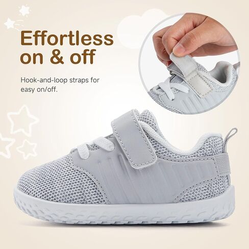 HIITAVE ​Toddler Sneakers Lightweight Boys Girls Barefoot Shoes for Walking Running Tennis Playing in Kuwait