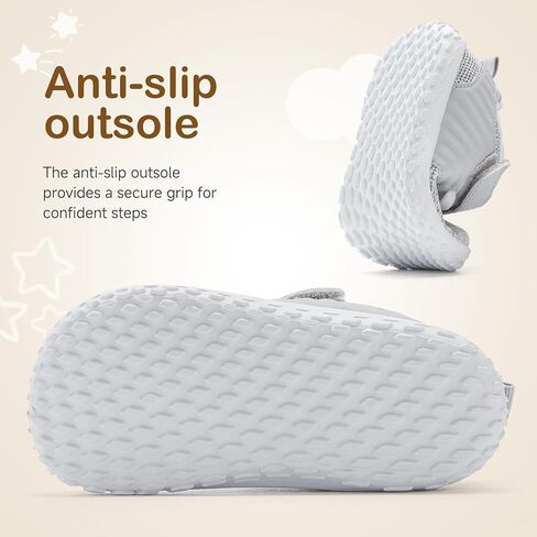 HIITAVE ​Toddler Sneakers Lightweight Boys Girls Barefoot Shoes for Walking Running Tennis Playing in Kuwait