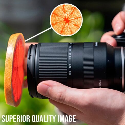 Tamron 18-300mm f/3.5-6.3 DI III-A VC VXD Lens (E-MOUNT) مع جناح البرامج ، وحالة الكاميرا ومجموعة الملحقات ، وقارئ بطاقة SD 2 في 1 وحالة حمل (6 عناصر) in Saudi Arabia