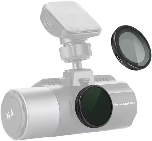مرشح CPL لـ Vantrue N4 Dash Cam ، عدسة الاستقطاب الدائرية ، يقلل من الوهج والانعكاسات in Kuwait