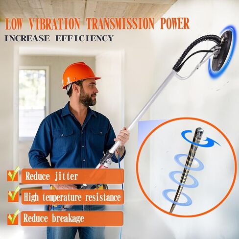 Victax Electric Drywall Sander Sander Synt Slanting Machine Fraph Lupply Free for 7800 69E الجدار الجاف ، 1pcs 42.52 بوصة in Kuwait