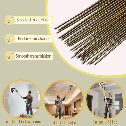 Victax Electric Drywall Sander Sander Synt Slanting Machine Fraph Lupply Free for 7800 69E الجدار الجاف ، 1pcs 42.52 بوصة in Kuwait