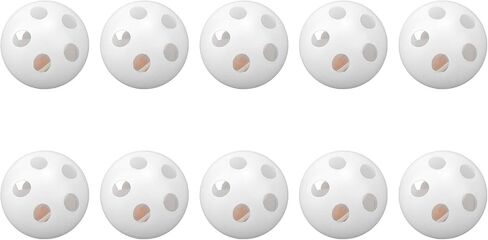 10pcs Rattle Balls Inserts, 24mm Baby Noise Maker Inserts for Doll Repair Rattle Box Stuffed Balls for Toys Animal Puppy Doll Pet in Saudi Arabia
