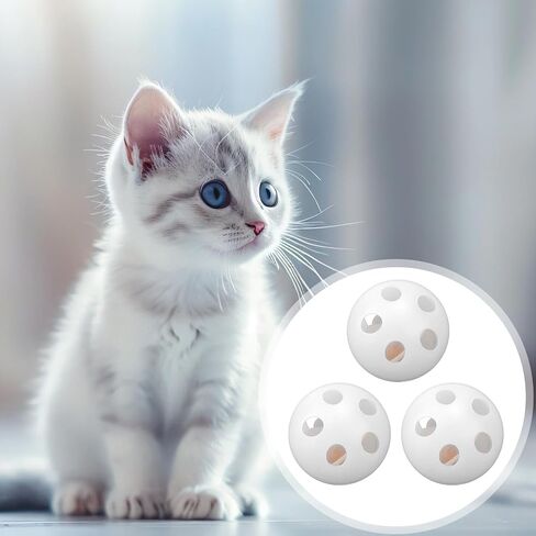 10pcs Rattle Balls Inserts, 24mm Baby Noise Maker Inserts for Doll Repair Rattle Box Stuffed Balls for Toys Animal Puppy Doll Pet in Saudi Arabia