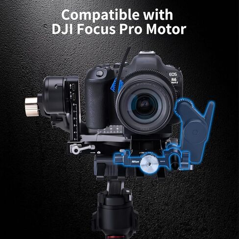 مجموعة ثقل موازنة Nitze لـ DJI RS 4 Pro/ Rs 4/ Rs 3 Pro/ Rs 3/ RSC 2/ RS 2 ، مع موازنة 50 جم/ 100 جرام ، مشبك التثبيت مع مشبك قضيب 15 مم لمحرك DJI Focus Pro - N28 -S2 in Kuwait