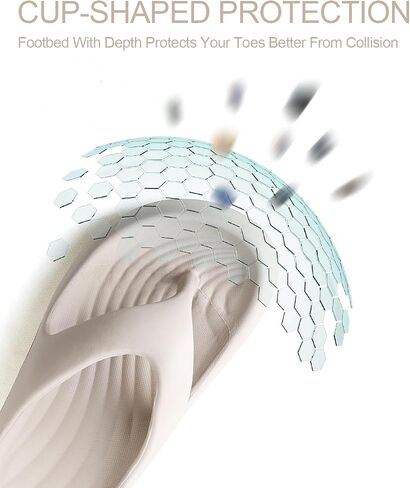 يتخبط Vinlas Womens Flops ، Super Super Most Sways Sandals المشي ، شرائح نسائية ثونغ على شكل كوب in Saudi Arabia