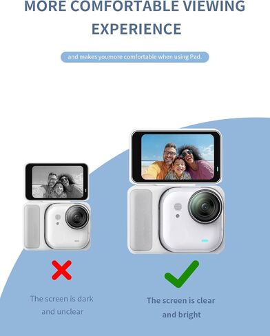 [3 Pack] for Insta360 Go Ultra Canera Tempered Glass Screen Film&Tpu Lens Protector Film, Screen Protector for Insta360 Go Ultra, Anti-Scratch & Sensitive. in Kuwait