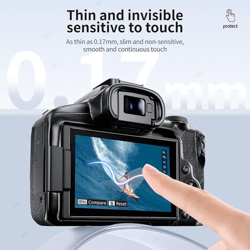 واقي الشاشة متوافق مع Canon EOS R10/EOS R100 9H صلبة مضادة لمكافحة الصخور المضادة للبوب [3 حزمة] in Kuwait