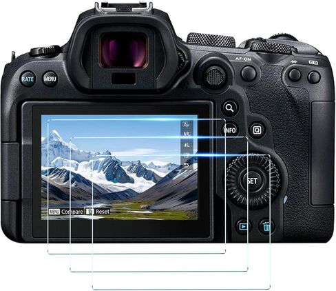 واقي الشاشة متوافق مع Canon EOS R10/EOS R100 9H صلبة مضادة لمكافحة الصخور المضادة للبوب [3 حزمة] in Kuwait