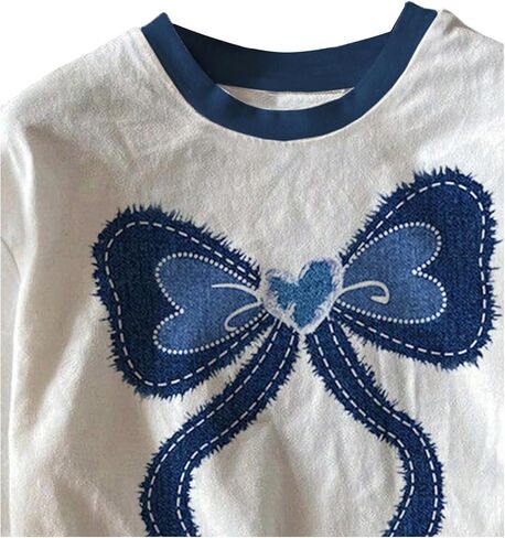 مجموعة ملابس Soly Hux Toddler Girl Sets Cute Bow Graphic 2 قطعة صيفية من الأكمام القصيرة. in Kuwait