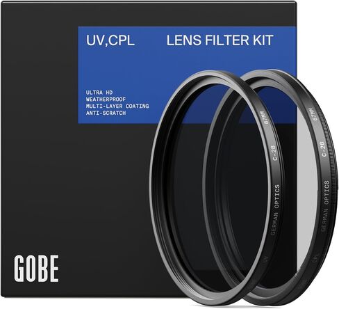 Gobe ​​67mm UV + Circularizing Circularizing (CPL) مجموعة مرشح العدسات (PRO) in Kuwait