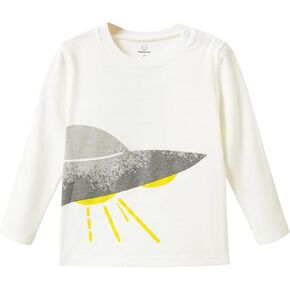 Toddler T-Shirt Long Sleeve Tee Cotton Shirt Daily Wear for Girls Boys 12 Months to 6T in Saudi Arabia