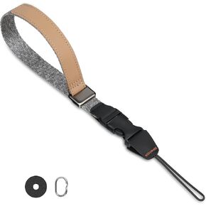 SUNYA Camera Wrist Strap with Quick Release Buckle. Sturdy Nylon Rope Hand Strap Compatible for DSLR or Mirrorless Camera in Saudi Arabia